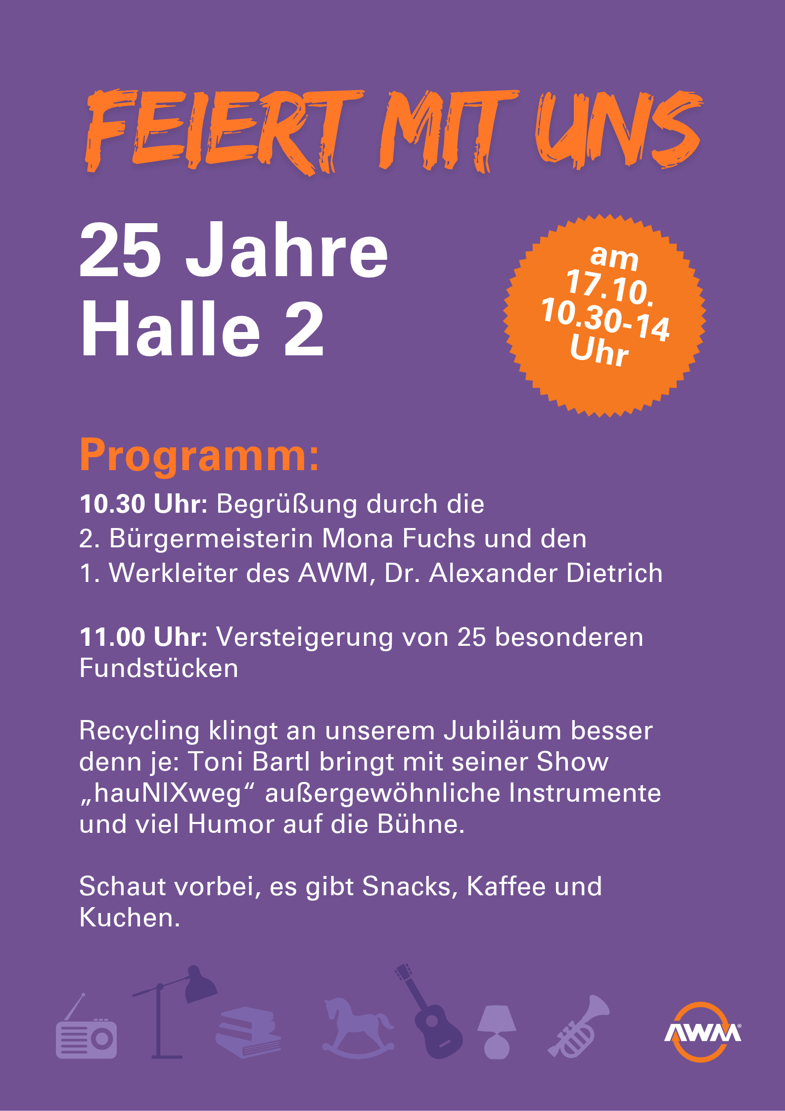 Programm Jubiläumsfeier
